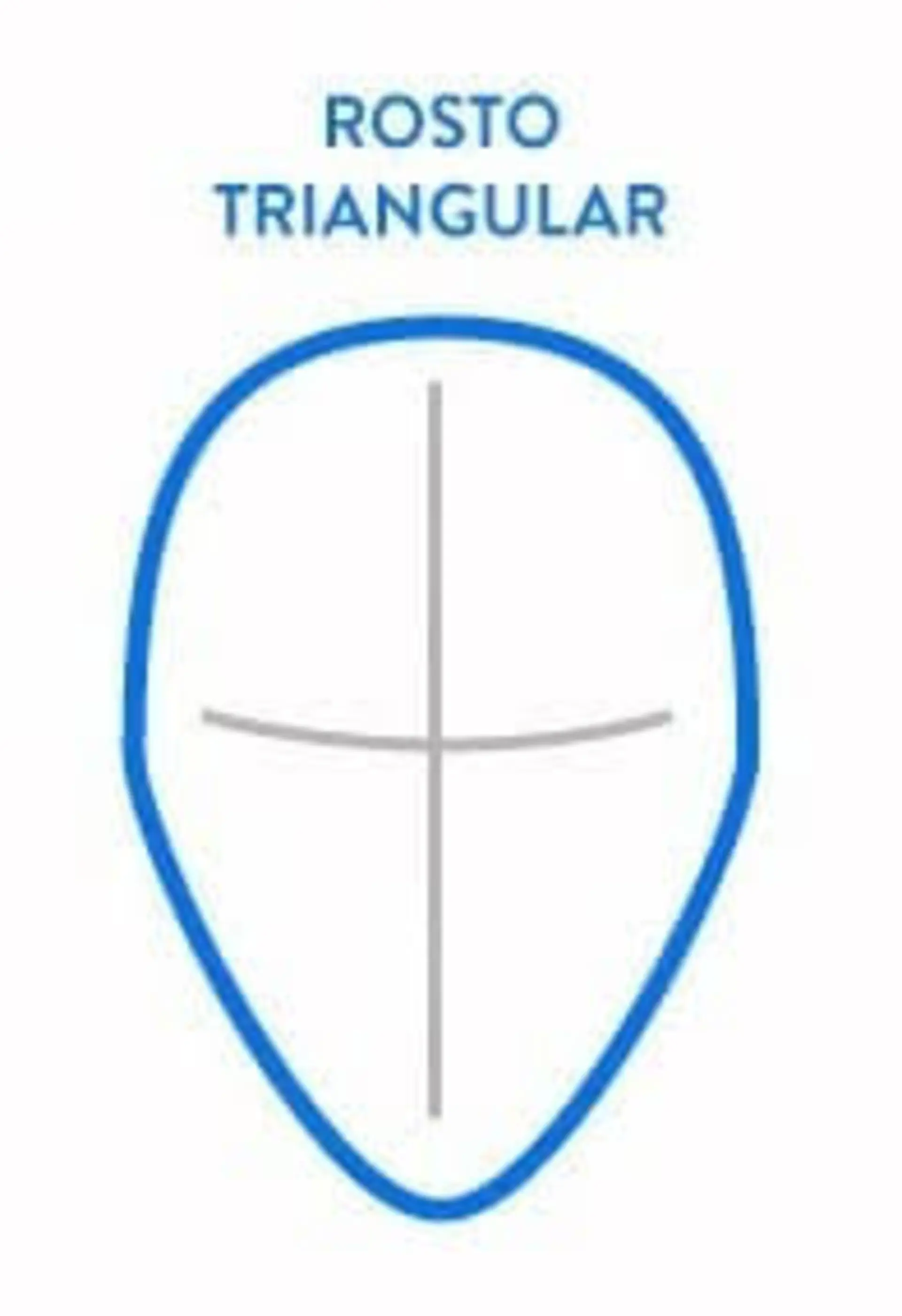 Óculos para rosto triângulo invertido